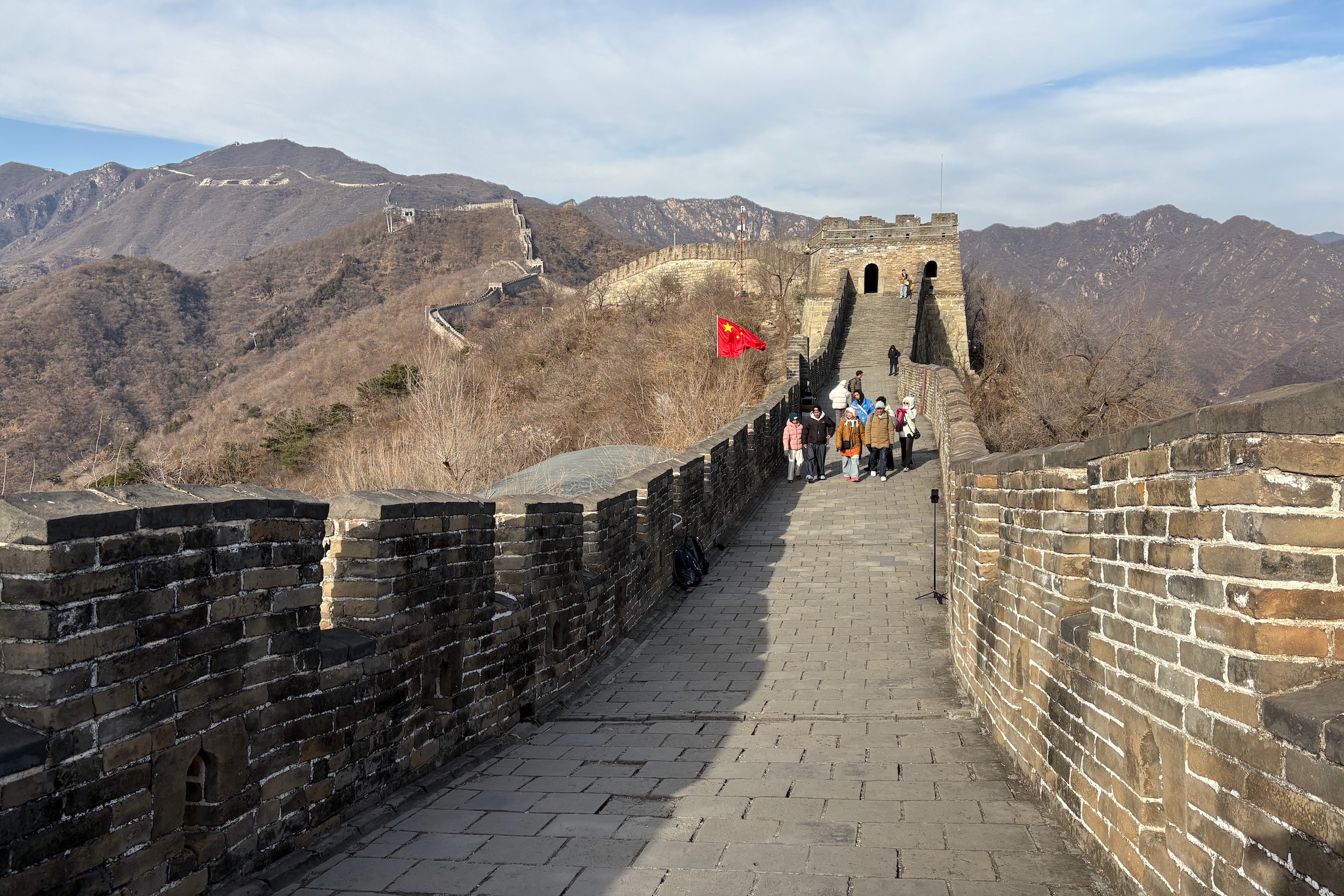 Chinese Ink Painting location at the Great Wall of China.