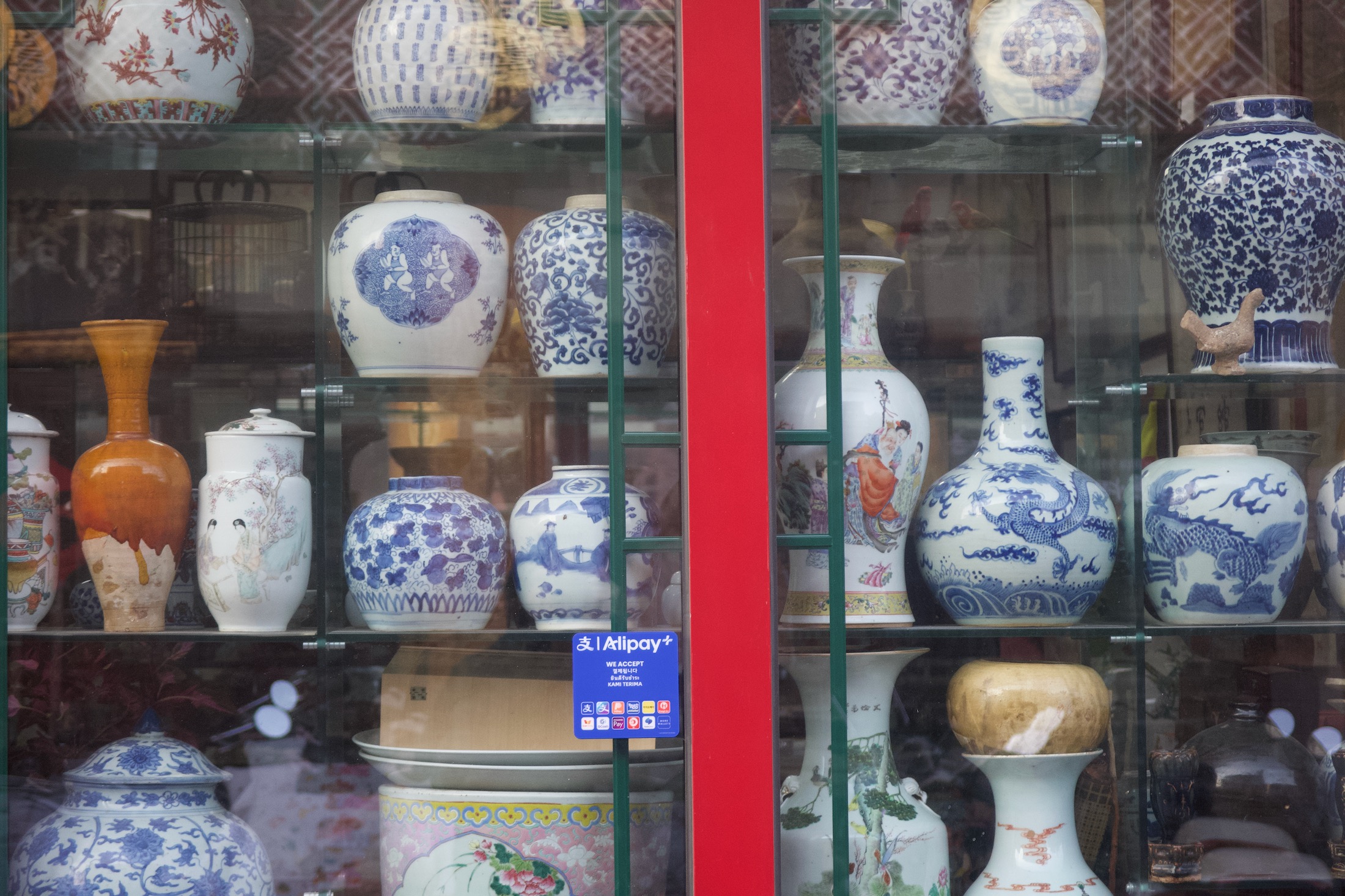 Chinese White Porcelain shop in Beijing