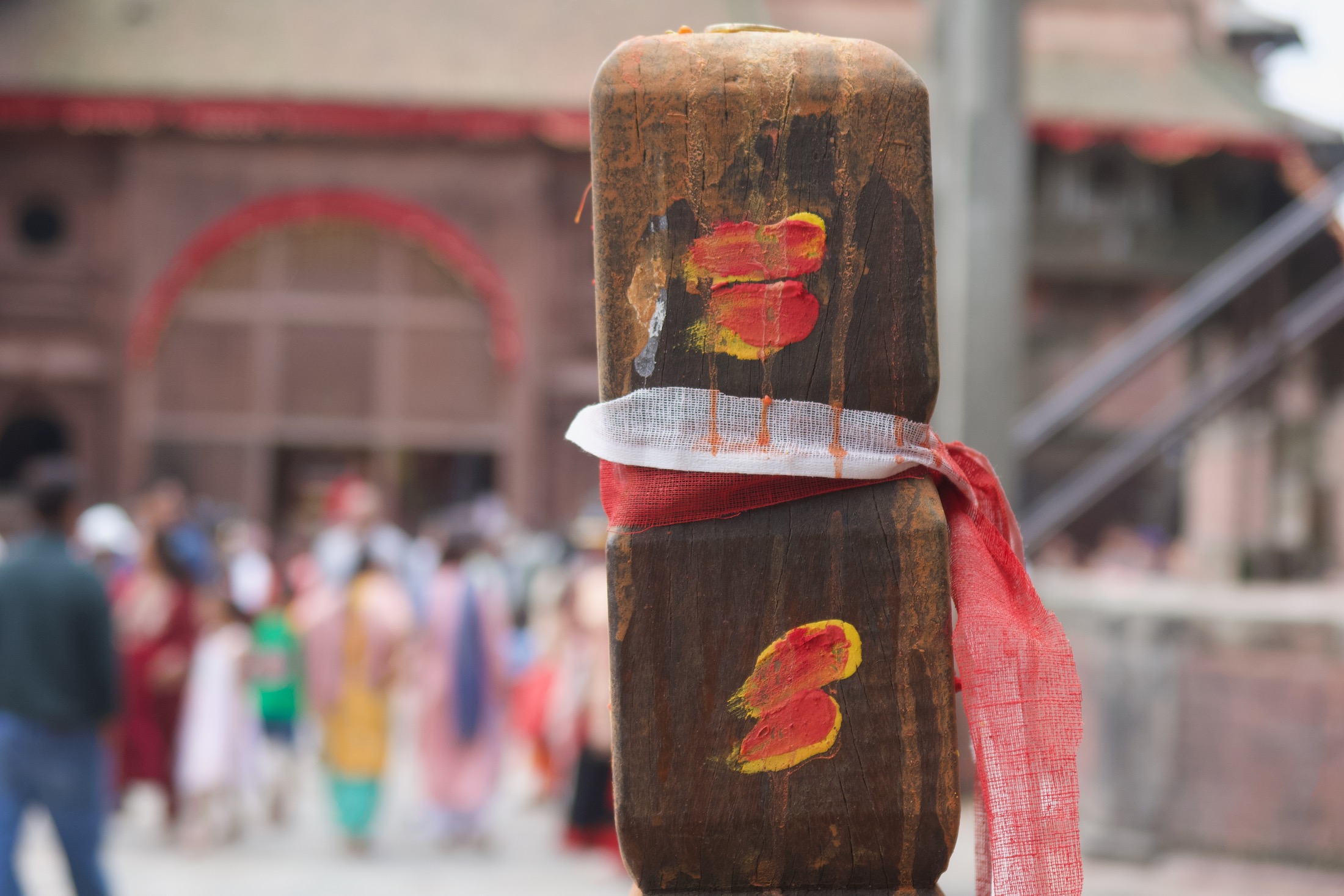 Tikka powders Mark made during the Dashain festival