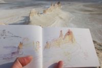 Page of the Kazakhstan Travel Sketchbook.