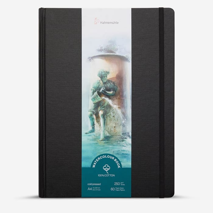 hahnemuhle watercolour sketchbook a4 cotton gear